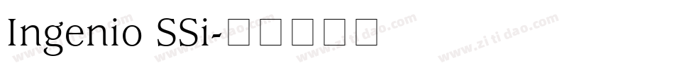 Ingenio SSi字体转换
